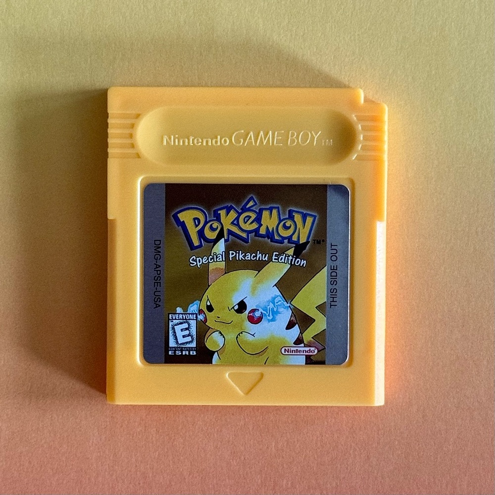 Pokemon Yellow Special Pikachu Edition Nintendo Game Boy